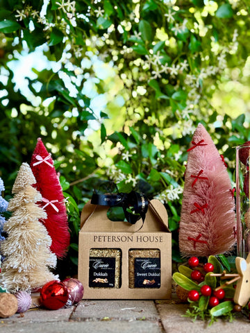 Christmas present. House-made products. Dukkah Duo Hunter Valley gift. Affordable christmas presents. locally made. Cooking